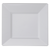 Square White Plastic 10.75 " Dinner Plates - Posh Party Supplies