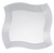 Disposable Chic Disposable Plastic Wave 10 Inch Clear Dinner Plates - Posh Party Supplies