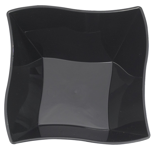 Disposable Black Wave 14 oz. Soup Bowls - Posh Party Supplies