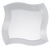 Pretty Plastic Wave Disposable 7" Clear Dessert Plates - Posh Party Supplies