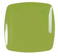 Elegant Green Plastic Square 7.5" Salad Plate