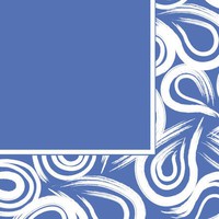 True Blue Swirl 3-Ply Lunch Napkins - 192 napkins