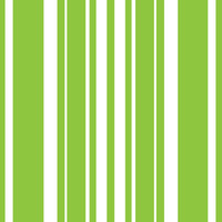 Fresh Lime Stripe 3 Ply Beverage Napkins