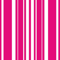 Hot Magenta Stripe 3 Ply Lunch Napkins