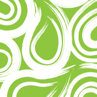Fresh Lime Swirl 3 Ply Beverage Napkins