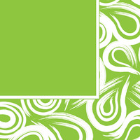 Fresh Lime Swirl 3 Ply Lunch Napkins