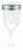 Plastic Silver Trim 6 oz Wine Cups - Posh Party Supplies