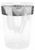 Elegant Disposable 10 oz Tumbler with Silver Trim - Posh Party Supplies