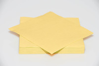 Premium Linen Feel Ivory Lunch Paper Napkins - Posh Party Supplies