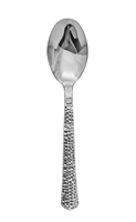 Discounted Hammered Effect Plastic Metallic Soup Spoons - Posh Party Supplies