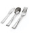 Disposable Elegant Silver like Plastic Cutlery Combo - Posh Party Supplies