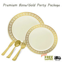 Premium Ivory and Gold VALUE Party Package