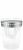 clear plastic tumblers with silver rim