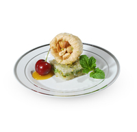 Elegant White 6" Round Plastic Plate - Posh Party Supplies