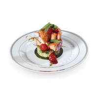 Elegant White 7" Round Plastic Plate  - Posh Party Supplies