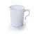 White 8 oz. Plastic Coffee Mugs  - Posh Party Supplies