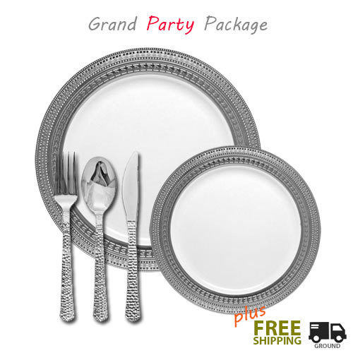 silver and white wedding package - symphony collection