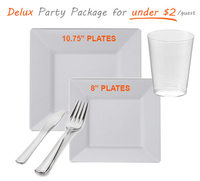 Kaya Grand package with white tablesettings for 20