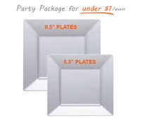 Disposable Kaya Collection Value Party Package - Posh Party Supplies
