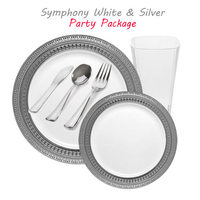 silver and white wedding package - symphony collection