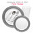 silver and white wedding package - symphony collection