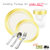 Ivory plates with gold rim party package for 60 guests