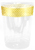 gold plastic disposable tumblers