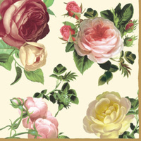 Pretty Rosalia Lunch Wedding Napkins - Posh Party Supplies