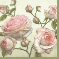 Pretty Beauty Roses Lunch Wedding Napkins 20 Paper Napkins - Posh Party Supplies