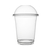 Plastic 24 oz. Drinking Cup with Dome Lids - 100 Plastic Cups
