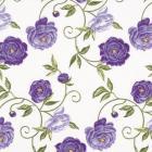 Pretty Peony Violet Designer Paper Napkins - Posh Party Supplies