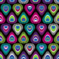 Pretty Peacock Eye Designer Lunch Napkins - Posh Party Supplies