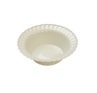Disposable Ivory 5 oz. Plastic Dessert Bowl - Posh Party Supplies