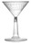 Elegant Plastic 6 oz. Martini Glass - 144 Plastic Martini Glasses