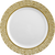inspiration collection gold lace plastic plates