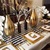 Elegant Diamond White and White Plastic Dinner Plates - Posh Party Supplies