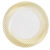 swirl collection white with gold rim plates