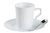 Flaired White Coffee Mugs & Saucer Combo -Posh Party Supplies 