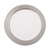white plastic party plates with silver border 10.25"