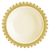 Elegant Ornament Gold Trim and Ivory Plastic Dessert Bowl - Posh Party Supplies
