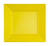 Disposable Yellow Plastic Plates - Posh Party Supplies