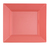 Disposable Coral Plastic Plates - Posh Party Supplies