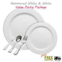 Hammered White with White Value Wedding Package