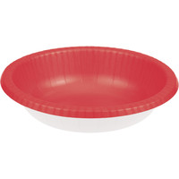 Coral 20 oz Paper Bowls