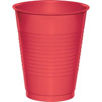 Coral 16 oz Plastic Cups