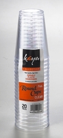 The Kaya Collection 7 oz Disposable Clear Plastic Tumblers - 500 Tumblers