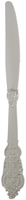 Metallic Silver Venetian Plastic Knives - Posh Party Supplies.com