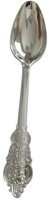 Metallic Venetian Silver Plastic Spoons - Posh Party Supplies 