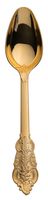 Disposable Venetian Metallic Gold Plastic Spoons - Posh Party Supplies 