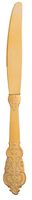Disposable Venetian Metallic Gold Plastic Knives  - Posh Party Supplies 